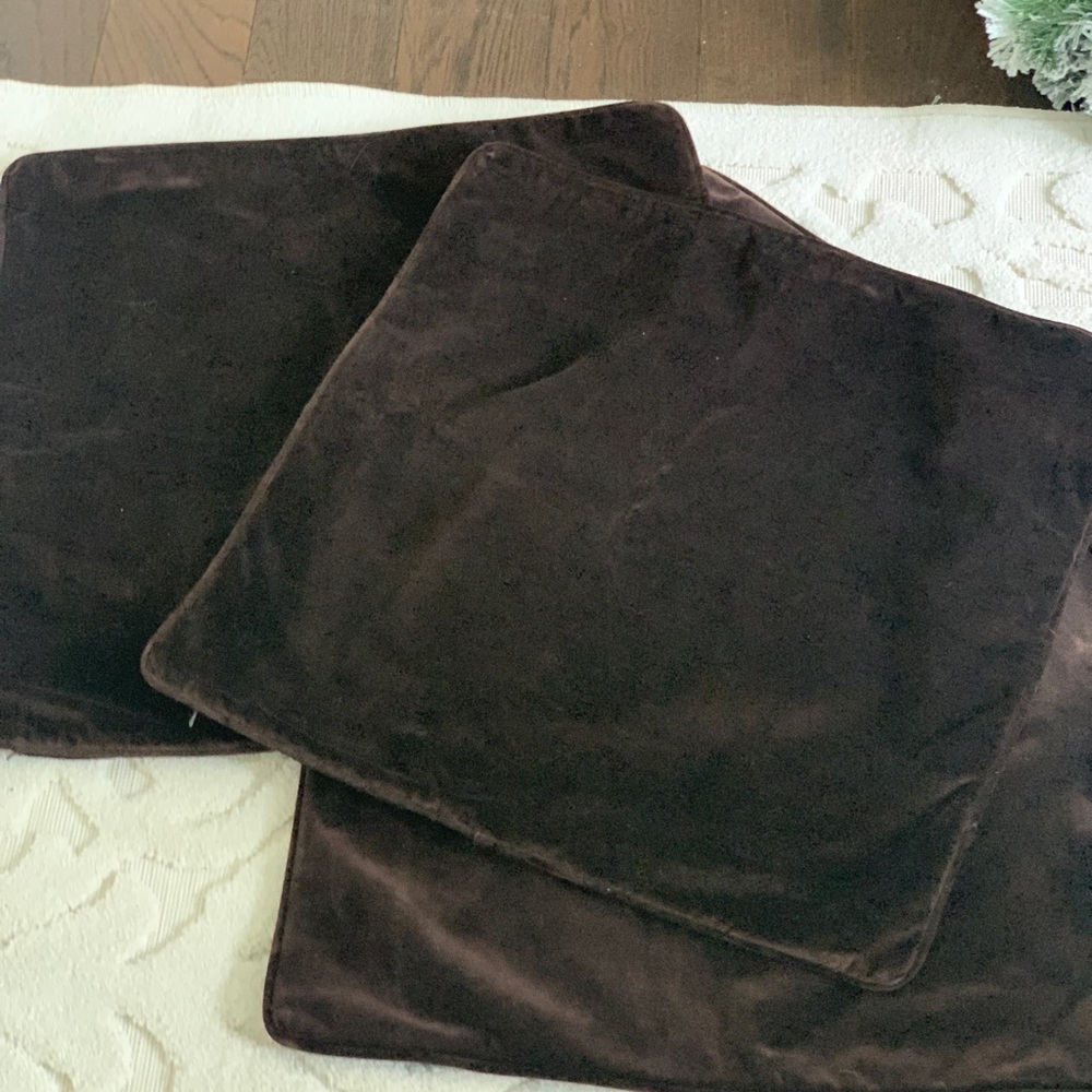 Set of 4 Restoration Hardware 22x22 pillow covers with zipper. Like new